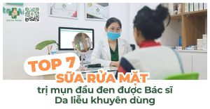 sữa rửa mặt trị mụn đầu đen