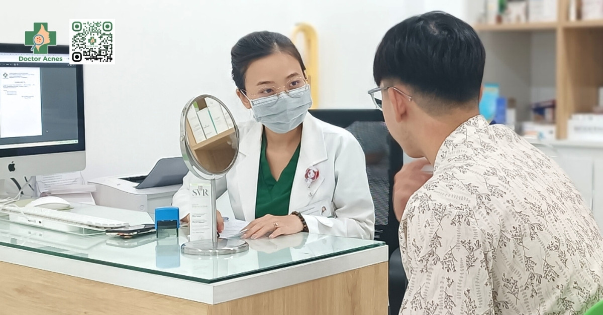 thăm khám bác sĩ khi tiêm bap karisma rh collagen