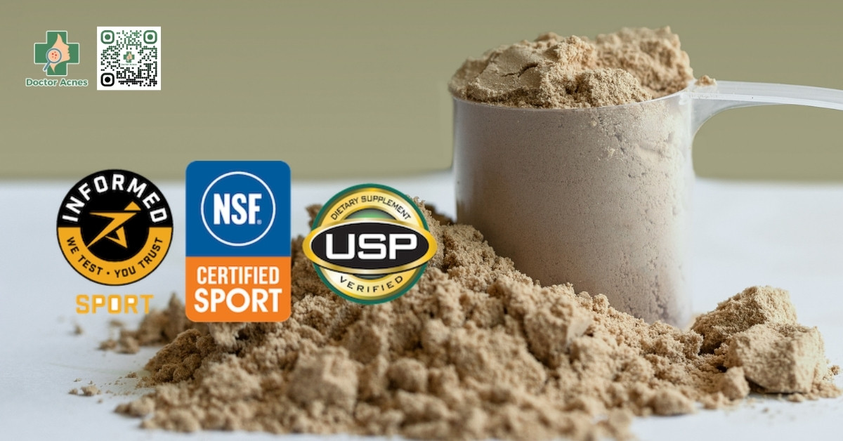 uống whey có bị nổi mụn không
