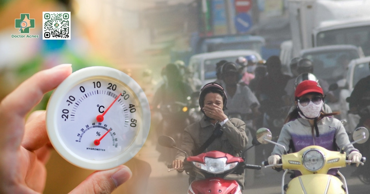 nguyên nhân mụn dị ứng thời tiết