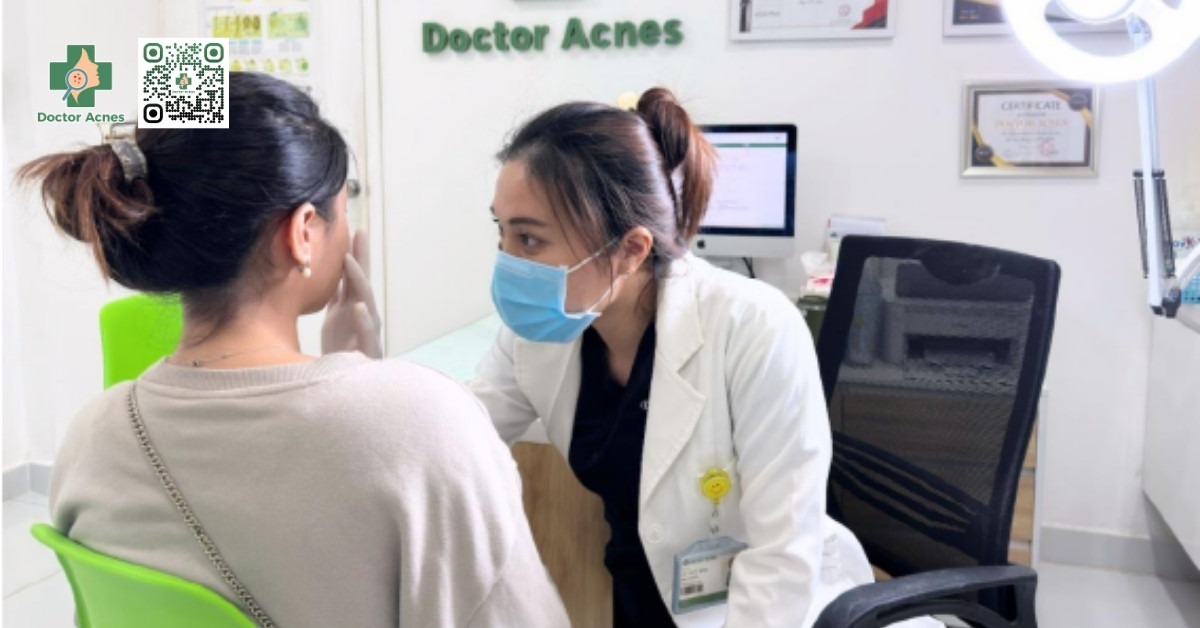 thăm khám bác sĩ tại doctor acnes