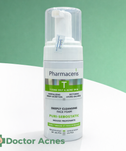 Sữa rửa mặt dạng bọt Puri - Sebostatic Pharmaceris (150ml)