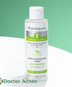 Toner 3% Mandelic Pharmaceris Sebo - Almond - Claris cho da mụn (200ml)