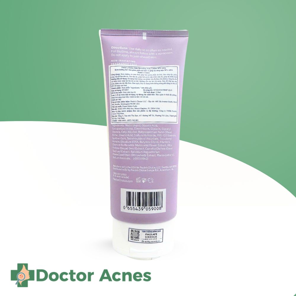 Paula Choice lotion
