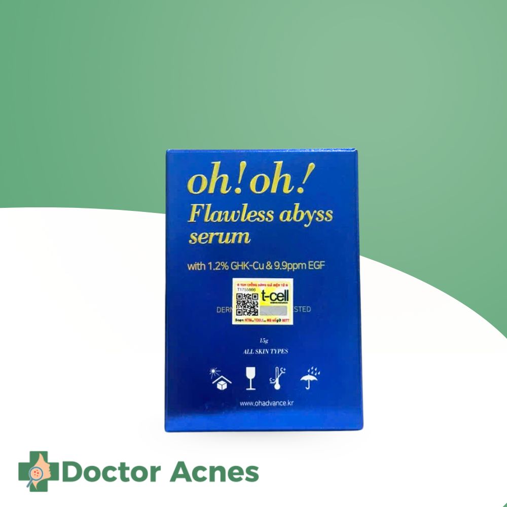 Tinh chất dưỡng da Oh! Oh! Flawless Abyss serum giúp giảm sẹo lõm dưỡng ẩm, chống nhăn da 15g