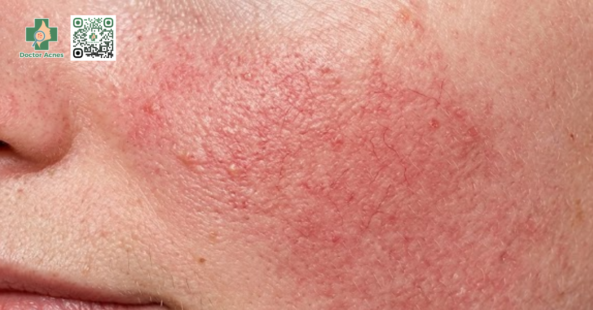 da bị đỏ, ngứa là phản ứng có thể gặp khi sử dụng các sản phẩm chứa đồng