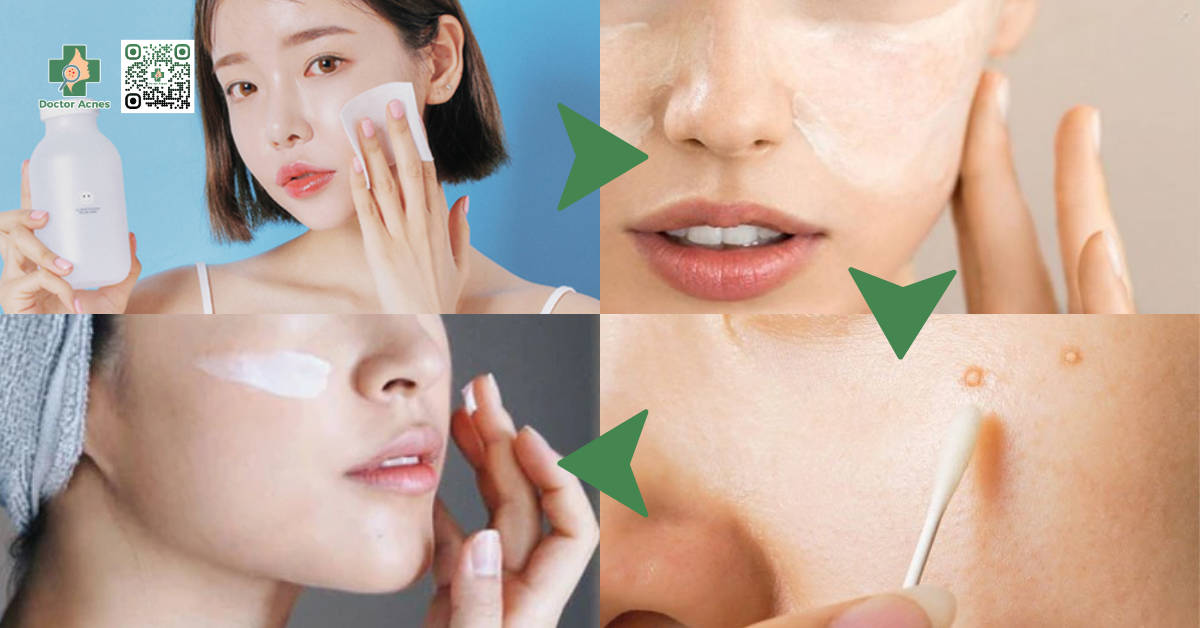 quy trình skincare cho da dầu buổi tối